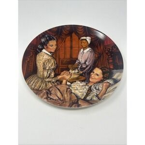 Vintage Knowles Gone With The Wind Collector's Plate MELANIE GIVES BIRTH 1967